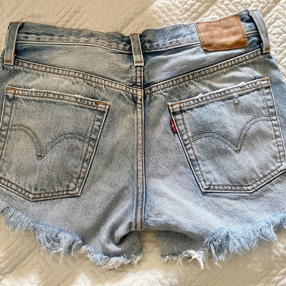 Levi’s 501 White Oak Cone Denim Shorts